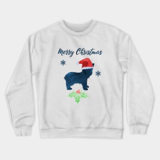 Christmas Yorkie - Yorkshire Terrier Art Crewneck Sweatshirt